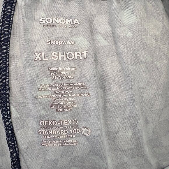 Sonoma Sleepwear Pajama Pants 4 PC Lounge PJ Bottoms Prints Size XL Short - Picture 16 of 16